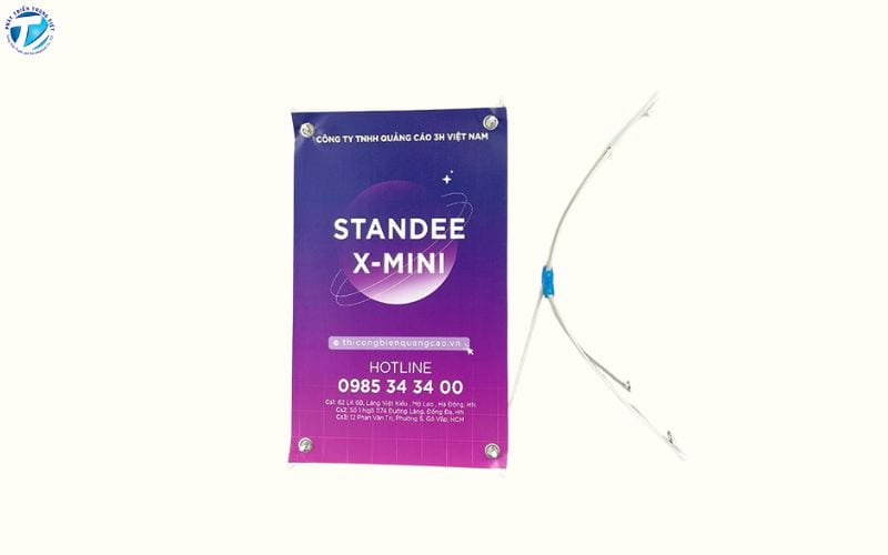 Standee chữ X mini
